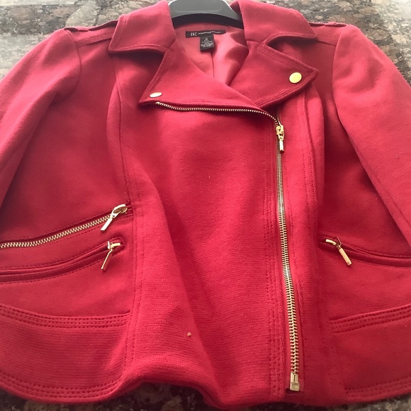 iNC Red Jacket Size Medium NWT - Picture 6 of 16